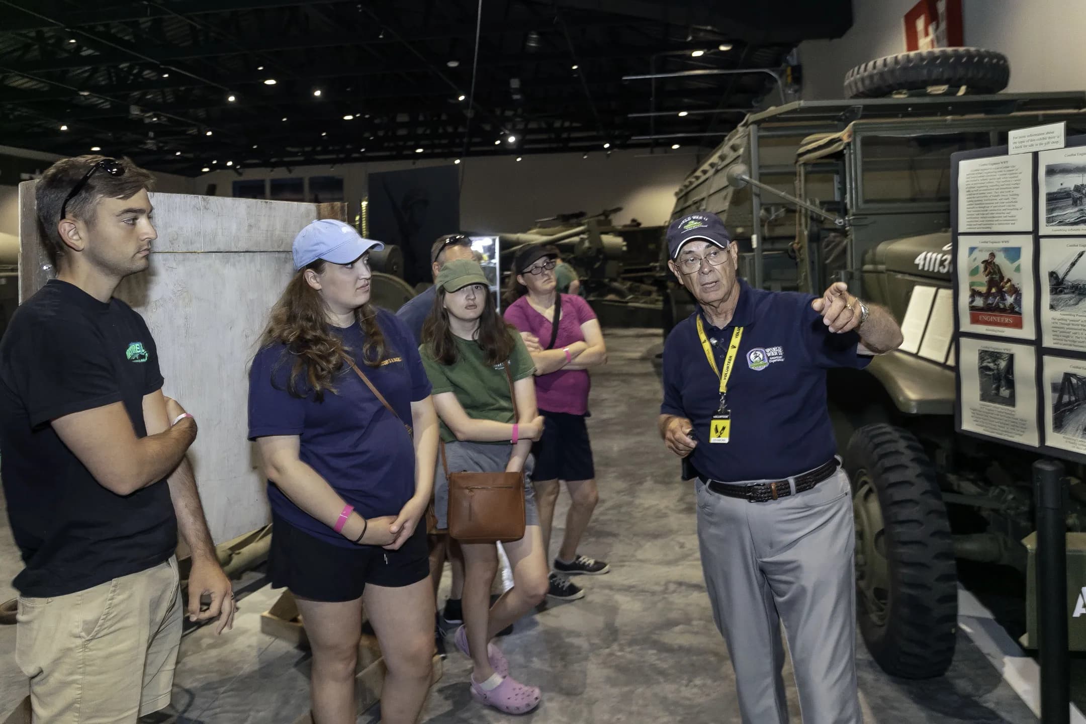 Group tours at the WWII American Experience Museum